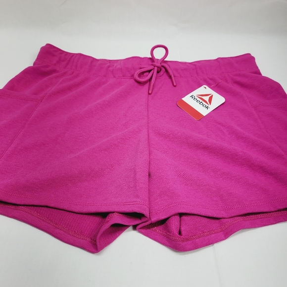* Reebok XXXL athletic fitness shorts fuchsia red drawstring waistline s… - Picture 5 of 7